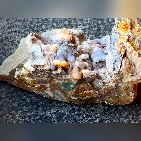 RARE & STUNNING Thumbnail up to Cabinet size 🍇BOTRYOIDAL crystals from Oregon! - Picture 4 of 16